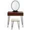 Makeup Dressing Table Included Soft Cushion Seat Stool with 3 Lighting Modes and 2 Large Drawers